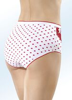 Verpakking met vier slips met elastische band 