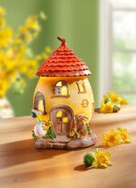 Verlicht paashuisje, werkt op batterijen 