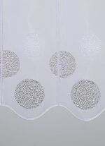 Korte blind met golvende rand 