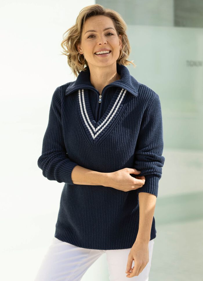 Trui gemaakt van duurzaam gerecycled katoen 