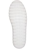 Gemini veterschoen met veters in regenboogkleuren ZWART