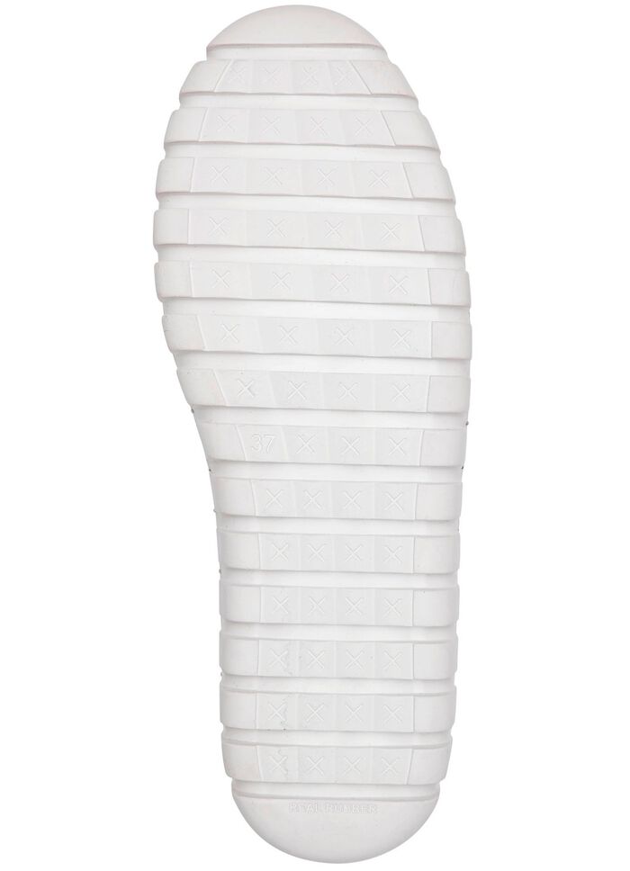 Gemini veterschoen met veters in regenboogkleuren ZWART