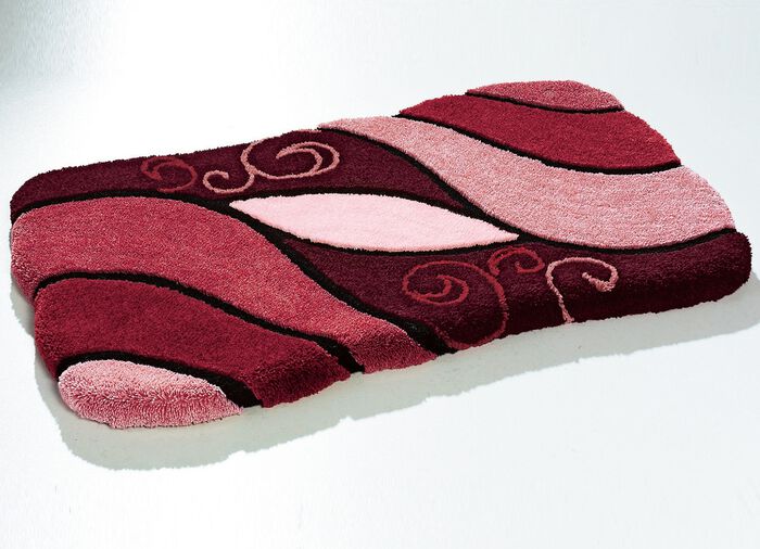 Badmattenset van Grund in biotex-kwaliteit ROS&Eacute;