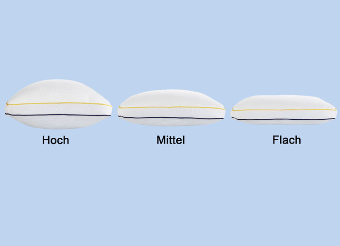 Kussen met gelschuimvlokkenvulling 