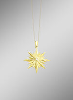 Grote sterhanger met briljant geslepen diamanten 