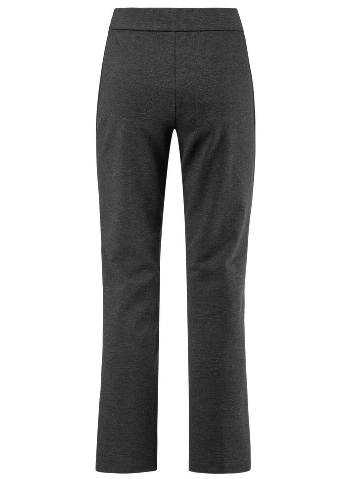 Enkellange pull-on broek ANTRACIET GEMÊLEERD