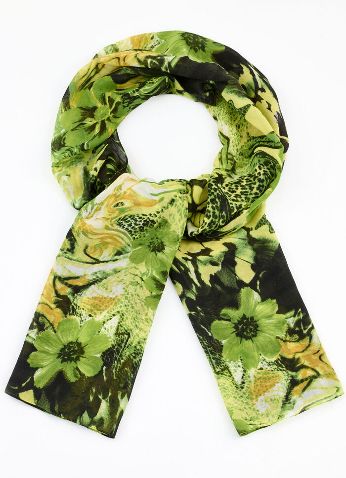 Sjaal met verschillende dessins 