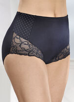 Set van drie slips met kanten inzetstukken 