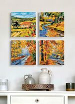 4-delige set afbeeldingen 