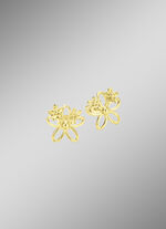 Filigraan oorbellen met bloemmotief 