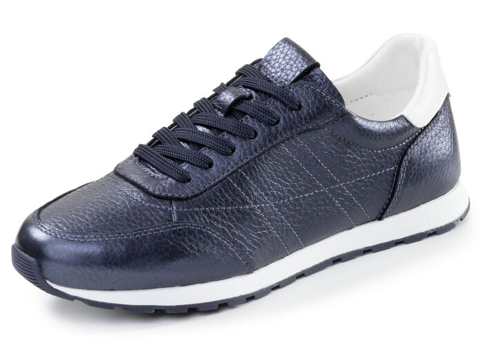 ELENA EDEN, comfortabele damessneakers, breedte G, met uitneembaar voetbed MARINE