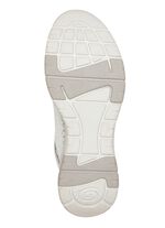 ELENA EDEN sneakers met veters WIT-ZILVER