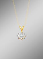 Hanger met briljant en diamanten 