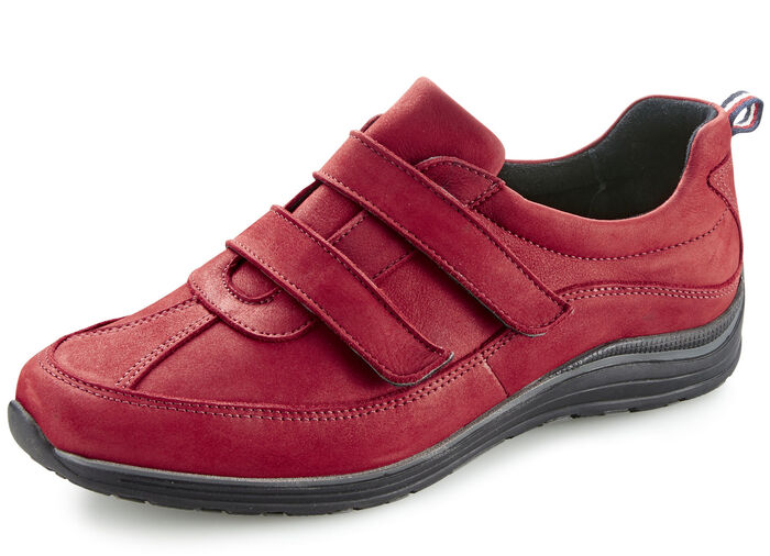Toosoft pantoffels met gewatteerde textielvoering ROOD