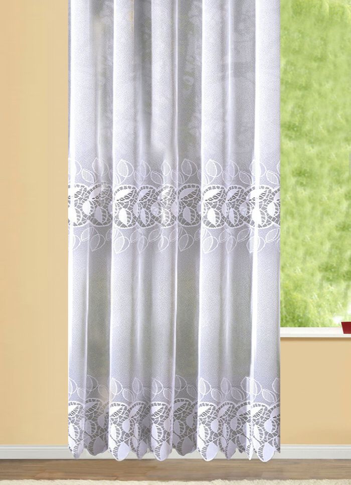 Fantastisch lang gordijn met automatische vouwband 