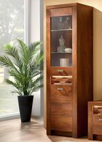 Vitrine, 4 deuren b. LED B. 