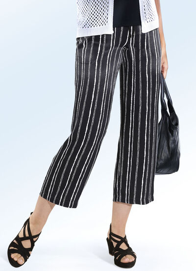 Culottes in trendy strependesign 