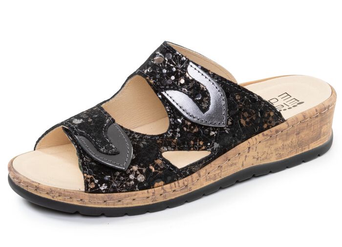 ELENA EDEN, comfortabele damesmuiltjes, breedte H, met uitneembaar voetbed 