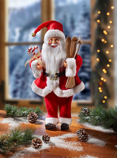 Kerstman met opwindtechnologie 