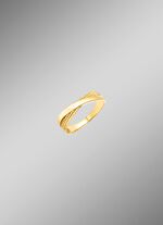 Glanzende gouden damesring 