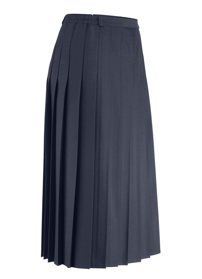 Rok met figuurflatterende plooien MARINE