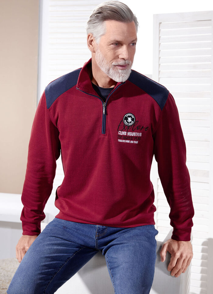 Troyer in 3 kleuren DONKERROOD