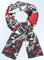 Sjaal met fantasiedessin 