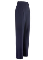 Broek met modieus uitlopende enkels 