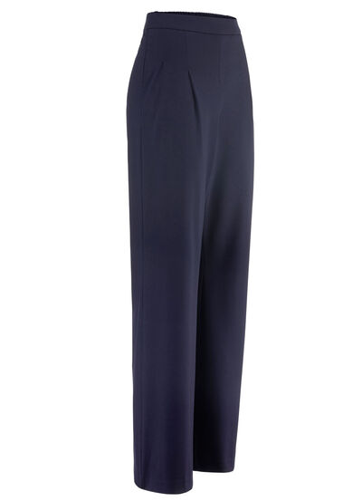 Broek met modieus uitlopende enkels 