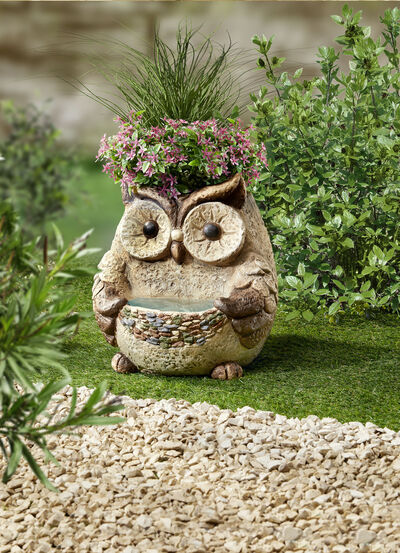 plantenpot "Uil" 