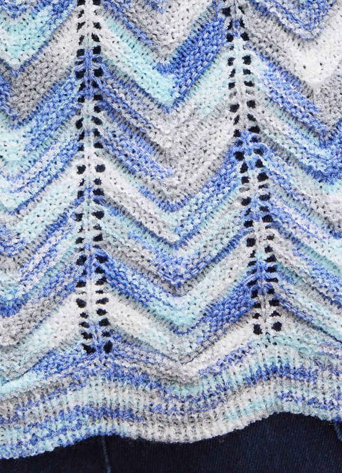 Cardigan met een geweldig kleurverloop 