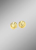 Gouden oorbellen met een glanzende afwerking 