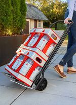 Opvouwbare trolley met traplading 