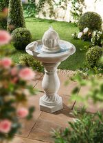 vogelbadfontein van gegoten steen 