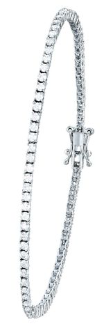 Hoogwaardige witgouden armband met diamanten 