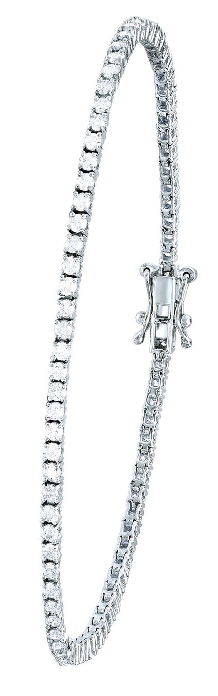 Hoogwaardige witgouden armband met diamanten 