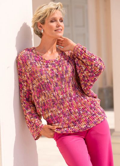 Trui van hoogwaardig lintgaren 