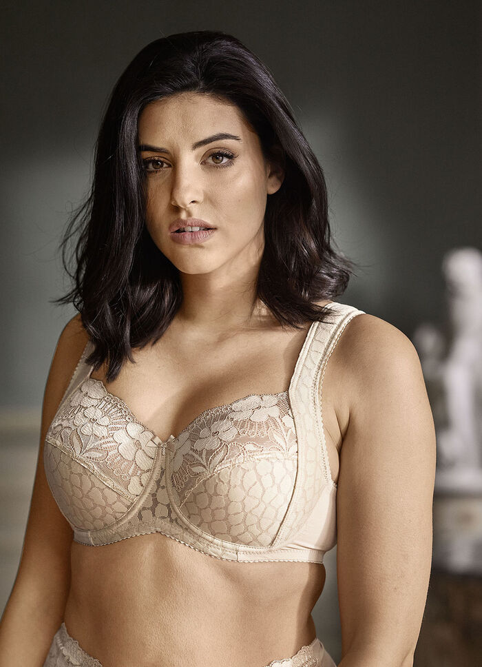 Miss Mary beugelbeha met gestructureerde voorkant BEIGE