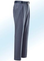 Gem&ecirc;leerde broek in 4 kleuren met plooien 