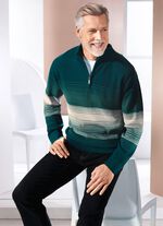 Troyer met opstaande kraag in 2 kleuren 