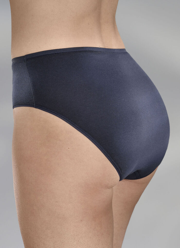 Set van drie Schiesser slips 1X ZWART, 1X MARINE