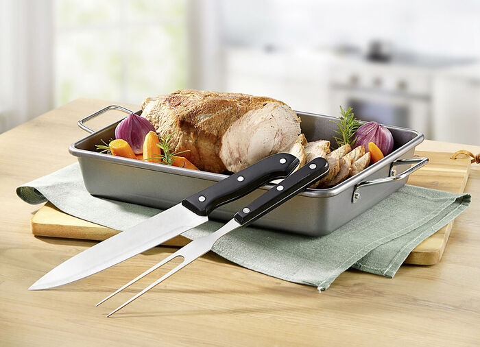 Professionele braadpan + snijset 