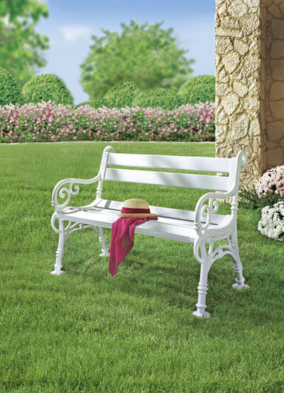 Tuinbank van stevig kunststof 