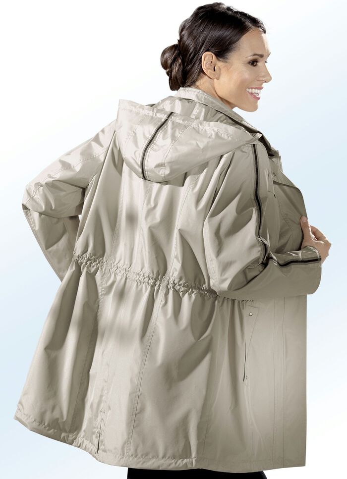 Functioneel lang jack in 2 kleuren KIEZEL