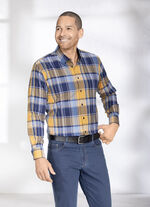Geruit overhemd met button-downkraag D''BLAUW-OKER