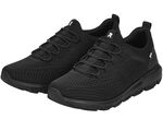 Rieker sneakers met elastische decoratieve vetersluiting ZWART