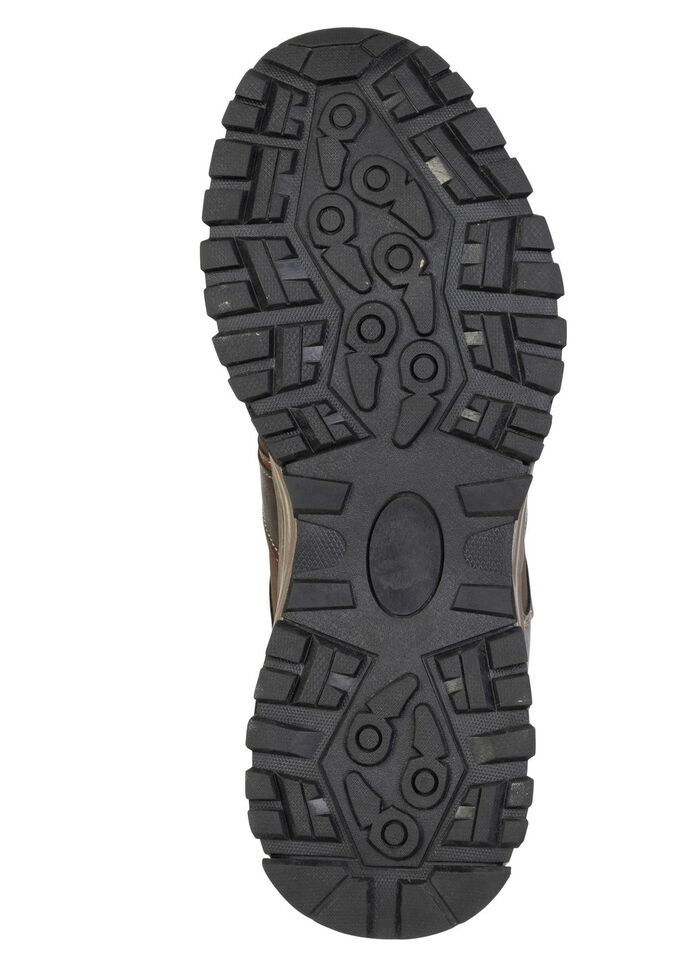 Ademende heren veterschoenen met klimaatmembraan DUNKELBRAUN