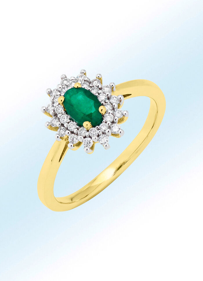 Damesring met briljanten