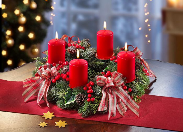 Opnieuw te gebruiken adventskrans 