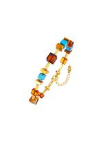 Armband met amber en turkoois 